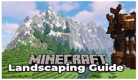 HOW TO BUILD CUSTOM MOUNTAINS : Minecraft Survival Landscaping Guide #3