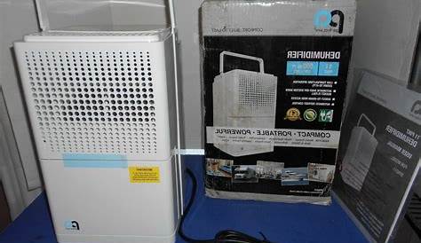 Perfect Aire 11 Pint Dehumidifier Model: 3Pad11, White,