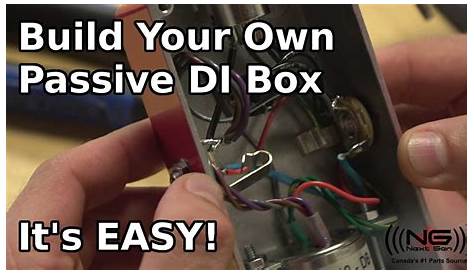 Build Your Own Passive DI Box (easier than you think) - YouTube
