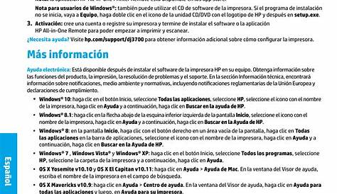 Español, Hp deskjet, 3700 all-in-one series | HP DeskJet 3700 User