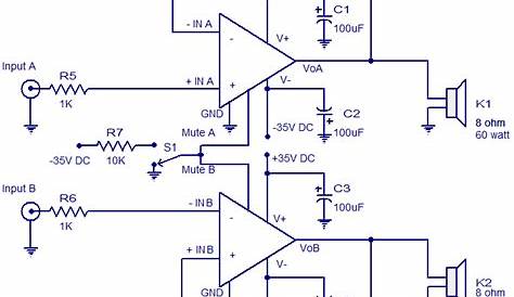 2 watt audio amplifier circuit diagram