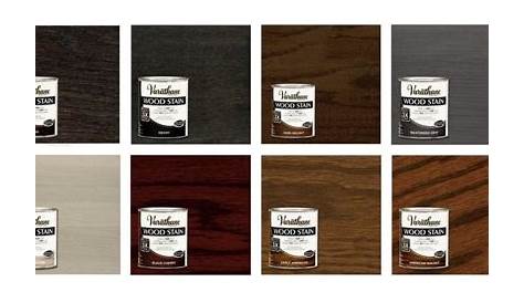 varathane interior wood stain color chart