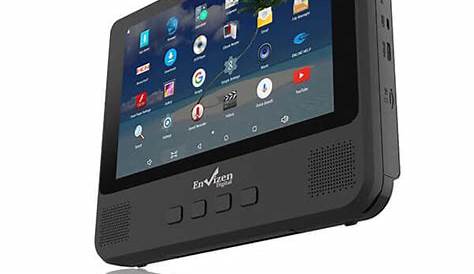 Envizen 2-in-1 9" WiFi Android Tablet & Portable DVD Player Quad Core