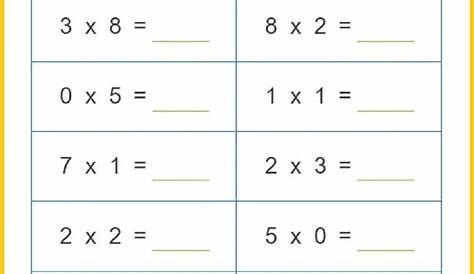 one digit by one digit multiplication
