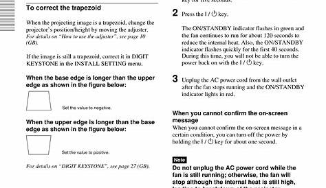 Sony Projector Vpl Px20 User Manual, Page: 2