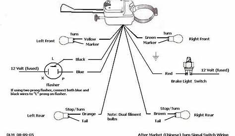 harley rear turn signal wiring diagram