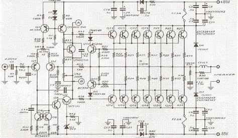 5 watts amplifier circuit diagram