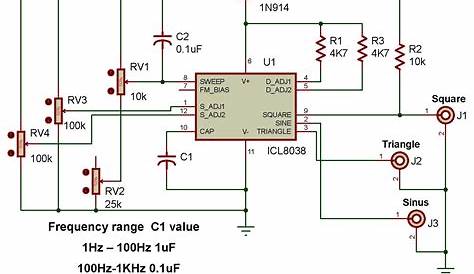 icl8038 function generator circuit diagram