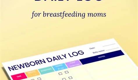 pdf free printable baby daily log