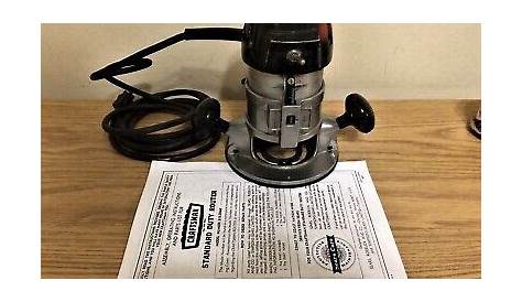 sears craftsman router model 315.174710