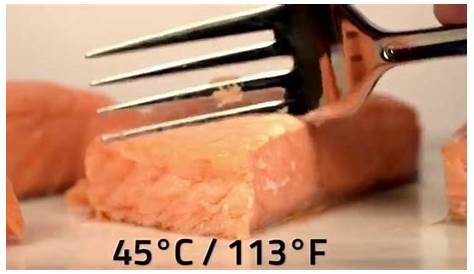 Sous vide salmon at different temperatures - YouTube