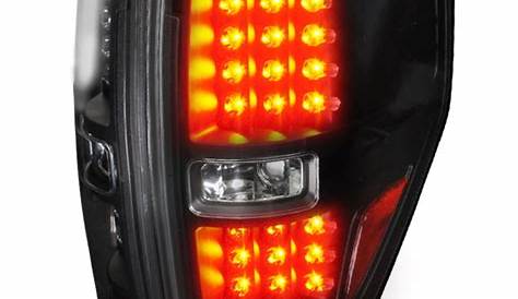 09-12 Ford F150 Black Housing Clear Lens Euro Style LED Tail Light