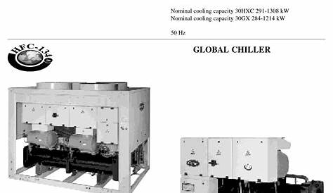 carrier chiller 30gx manual