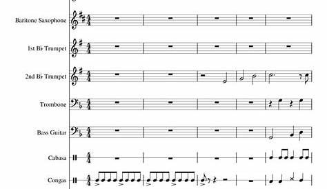Nunca es Suficiente Sheet music for Tenor Saxophone, Baritone Saxophone
