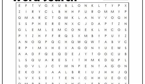 word searches for 3rd graders