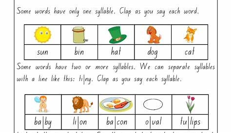 2nd grade syllables worksheets with answers thekidsworksheet