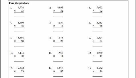 5th grade math worksheets free printable pdf