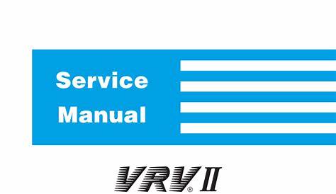 daikin vrv 3 service manual