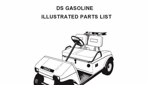 1991 Club Car DS Gas Service Parts Illustrations Manual - Gas Golf Cart