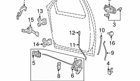 2004-2014 Ford Keyless Lock Pad - Driver's Side (LH) AL3Z-14A626-AA