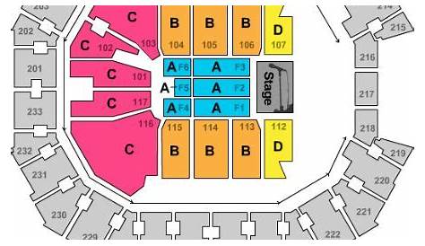 Charlotte Spectrum Center Seating Chart