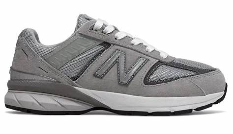 New Balance Big Kid's 990v5 Grey | Laurie's Shoes