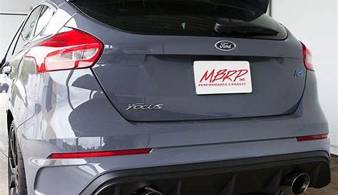MBRP Aluminized 2016-2018 Ford Focus RS 3in Cat Back Dual Outlet Exhaust S4203AL | eBay | Ford