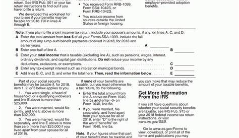 irs form 915 worksheets