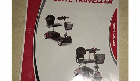 Used Owners Manual For A Pride Go Go Mobility Scooter B3520 Wheelie