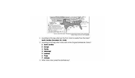 39 civil war causes worksheet answer key - Worksheet Resource