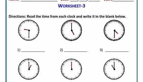 math worksheet grade 2 time