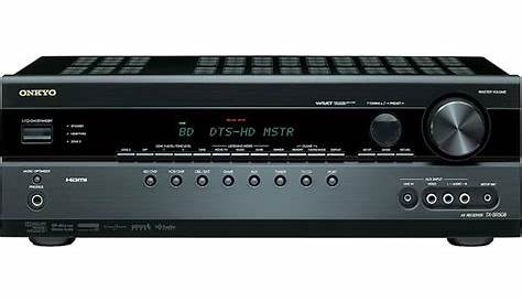 Onkyo TX-SR508 Home theater receiver with 3D-ready HDMI switching at
