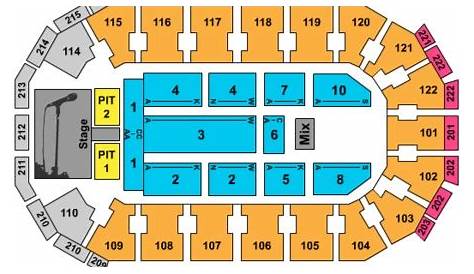 heb center seating chart by row