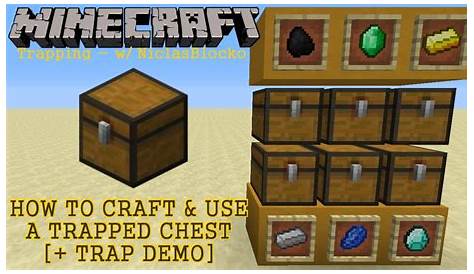trapped chests minecraft