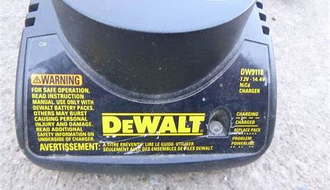 DeWalt DW9118 Battery Charger