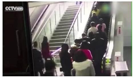 WATCH: This is what happens when a crowded escalator suddenly REVERSES