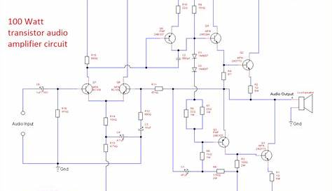 300 watt power amplifier circuit diagram