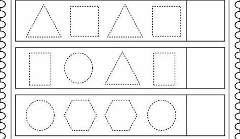 geometric shapes worksheets kindergarten