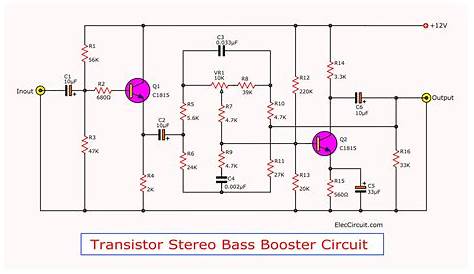 audio gain booster circuit diagram