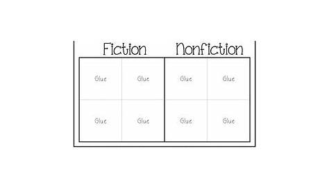fiction nonfiction worksheet