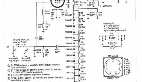 813 tube amplifier schematic