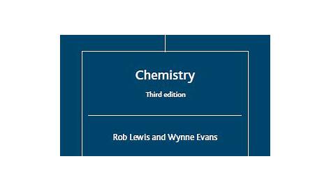 Free Download Chemistry By Rob Lewis And Wynne Evans - ChemistryDocs.Com