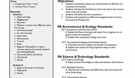 12 Ecological Succession Worksheet / worksheeto.com