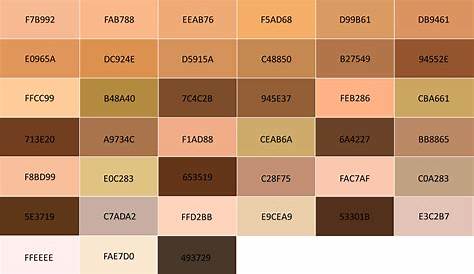 skin tone reference chart
