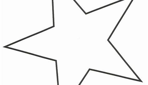10 Inch Star Template Luxury Best Star Outline 1987 Clipartion | Star