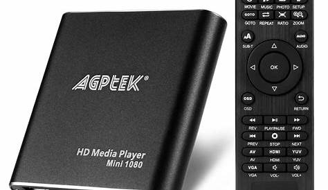 agptek mini hd media player manual