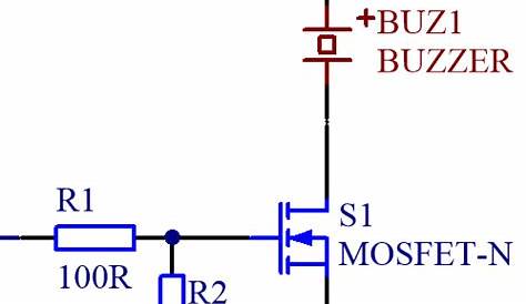 piezo buzzer circuit diagram