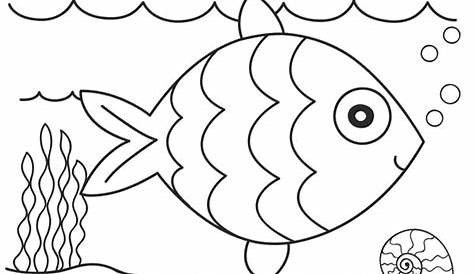 Print & Download - Cute and Educative Fish Coloring Pages