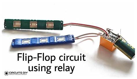 Dual LED Flasher using Relay | Flip Flop LED Circuit