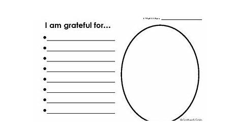 Grateful Worksheet by gather and gain | TPT